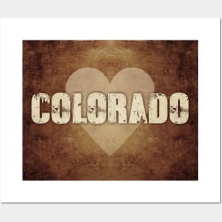 Colorado Heart Posters and Art